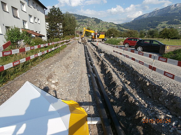 Rietstrasse Grabs Strassen- und Werkleitungsbauten  